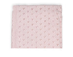 Load image into Gallery viewer, Pointelle Baby Blanket -- 30 x 40 in - Pink Color