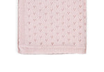 Load image into Gallery viewer, Pointelle Baby Blanket -- 30 x 40 in - Pink Color