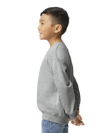 Load image into Gallery viewer, Youth Heavy Blend™ Fleece Crewneck Sweatshirt -- Sport Grey Color