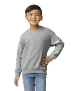 Load image into Gallery viewer, Youth Heavy Blend™ Fleece Crewneck Sweatshirt -- Sport Grey Color