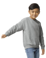 Load image into Gallery viewer, Youth Heavy Blend™ Fleece Crewneck Sweatshirt -- Sport Grey Color