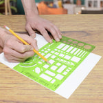 Load image into Gallery viewer, Westcott® -- Architectural Technical Drawing Template -- 1/4" Scale --- Ref. T-806