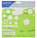 Load image into Gallery viewer, Westcott® -- Landscape Technical Drawing Template -- 1/4" Scale --- Ref. T-843