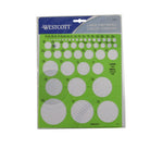 Load image into Gallery viewer, Westcott® -- Large & Small Circles Template -- Ref. T-831