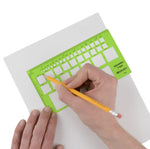 Load image into Gallery viewer, Westcott® -- Technical Squares Drawing and Drafting Template -- Ref. T-828