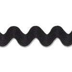 Load image into Gallery viewer, Rick Rack - Medium Size: 1/2" x 2 1/2 yds. by Wrights® - Black Color