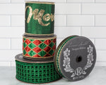 Load image into Gallery viewer, Harlequin Motifs - Christmas Ribbon Collections