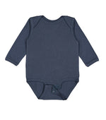 Load image into Gallery viewer, Baby Long Sleeve Jersey Bodysuit - 100% Cotton -- Denim