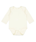 Load image into Gallery viewer, Baby Long Sleeve Jersey Bodysuit - 100% Cotton -- Natural