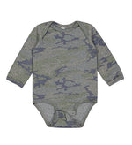 Load image into Gallery viewer, Baby Long Sleeve Jersey Bodysuit - 100% Cotton -- Vintage Camo