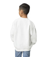 Load image into Gallery viewer, Youth Heavy Blend™ Fleece Crewneck Sweatshirt -- White Color