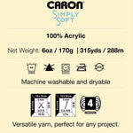 Load image into Gallery viewer, Caron® Simply Soft® Yarn - Various Colors