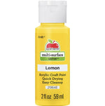 Load image into Gallery viewer, Apple Barrel® Multi-Surface - Satin - Acrylic Paint — Lemon Color — 2 oz