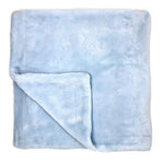 Load image into Gallery viewer, Sculpted Fleece (Blue Stars) Baby Blanket --- 30 x 40 in --- Blue Color
