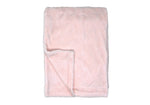 Load image into Gallery viewer, Sculpted Fleece (Pink Hearts) Baby Blanket --- 30 x 40 in --- Pink Color