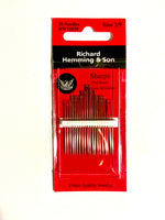 Load image into Gallery viewer, Sharps / General Sewing --- Hand Sewing Needles, Various Sizes by Richard Hemming & Son®