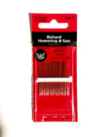 Load image into Gallery viewer, Sharps / General Sewing --- Hand Sewing Needles, Various Sizes by Richard Hemming & Son®