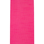 Load image into Gallery viewer, Florist Basics -- Dupioni Supreme Wired Edge Ribbon -- Shocking Pink Color - Various Sizes