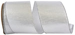 Load image into Gallery viewer, Outdoor Ribbon -- Silver Color -- Metallic Texture Shine Commercial Heavy Wire Edge -- Various Sizes