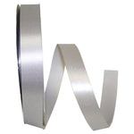 Load image into Gallery viewer, Florist Basics -- Acetate / Satin Supreme Cooler Ribbon -- Silver Color --- Various Sizes