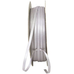 Load image into Gallery viewer, Double Face Satin Ribbon -- Silver Color --- Various Sizes