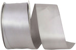 Load image into Gallery viewer, Double Face Satin Ribbon -- Silver Color --- Various Sizes