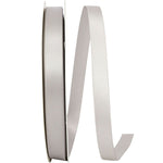 Load image into Gallery viewer, Double Face Satin Ribbon -- Silver Color --- Various Sizes