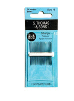 Load image into Gallery viewer, Sharp --- Hand Sewing Needles --- Various Sizes by S. Thomas & Sons®