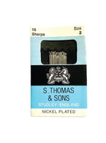Load image into Gallery viewer, Sharp --- Hand Sewing Needles --- Various Sizes by S. Thomas & Sons®