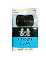 Load image into Gallery viewer, Sharp --- Hand Sewing Needles --- Various Sizes by S. Thomas & Sons®
