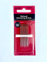 Load image into Gallery viewer, Darners Large Eye - Hand Sewing Needles, Various Sizes by Richard Hemming & Son®