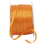 Load image into Gallery viewer, Double Face Satin Ribbon -- Tangerine Color --- Various Sizes