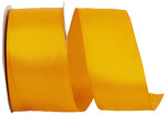 Load image into Gallery viewer, Double Face Satin Ribbon -- Tangerine Color --- Various Sizes