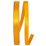Load image into Gallery viewer, Double Face Satin Ribbon -- Tangerine Color --- Various Sizes