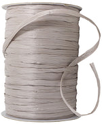 Load image into Gallery viewer, Premium - Matte Finish Raffia Ribbon --- 1/4in x 100 yards --- Taupe Color