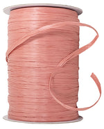Load image into Gallery viewer, Premium - Matte Finish Raffia Ribbon --- 1/4in x 100 yards --- Terra Cotta Color