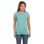 Load image into Gallery viewer, Ladies (Junior) Fitted -- (V-Neck) T-Shirt -- 100% Cotton -- Chill Color