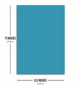 Load image into Gallery viewer, Blue Cerulean Color Paper --- 90 GSM - 24 lb bond --- Various Sizes
