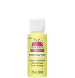 Load image into Gallery viewer, Apple Barrel® Acrylic Paint — Matte — Glow-In-The-Dark — Yellow Color — 2 oz.