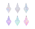 Load image into Gallery viewer, Iridescent Finial Drops Christmas Ornaments — Various Sizes and Colors by Vickerman®