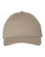 Load image into Gallery viewer, Adult Brushed Twill Cap, Dark Khaki