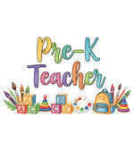 Load image into Gallery viewer, Pre-K Teacher Digital Download PNG - Plaid Pattern - Sublimation Clipart