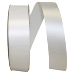 Load image into Gallery viewer, Florist Basics -- Acetate / Satin Supreme Cooler Ribbon -- White Color --- Various Sizes