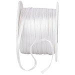 Load image into Gallery viewer, Double Face Satin Ribbon -- White Color --- Various Sizes