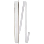 Load image into Gallery viewer, Double Face Satin Ribbon -- White Color --- Various Sizes