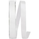 Load image into Gallery viewer, Double Face Satin Ribbon -- White Color --- Various Sizes