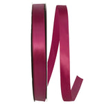 Load image into Gallery viewer, Double Face Satin Ribbon -- Wine Color --- Various Sizes