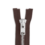 Load image into Gallery viewer, One Way -- YKK® #10 --- Aluminum Jacket Zipper -- Various Sizes