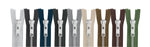 Load image into Gallery viewer, One Way -- YKK® #10 --- Aluminum Jacket Zipper -- Various Sizes