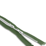 Load image into Gallery viewer, Two Way -- YKK® #5 --- Aluminum Jacket Zipper -- Various Sizes